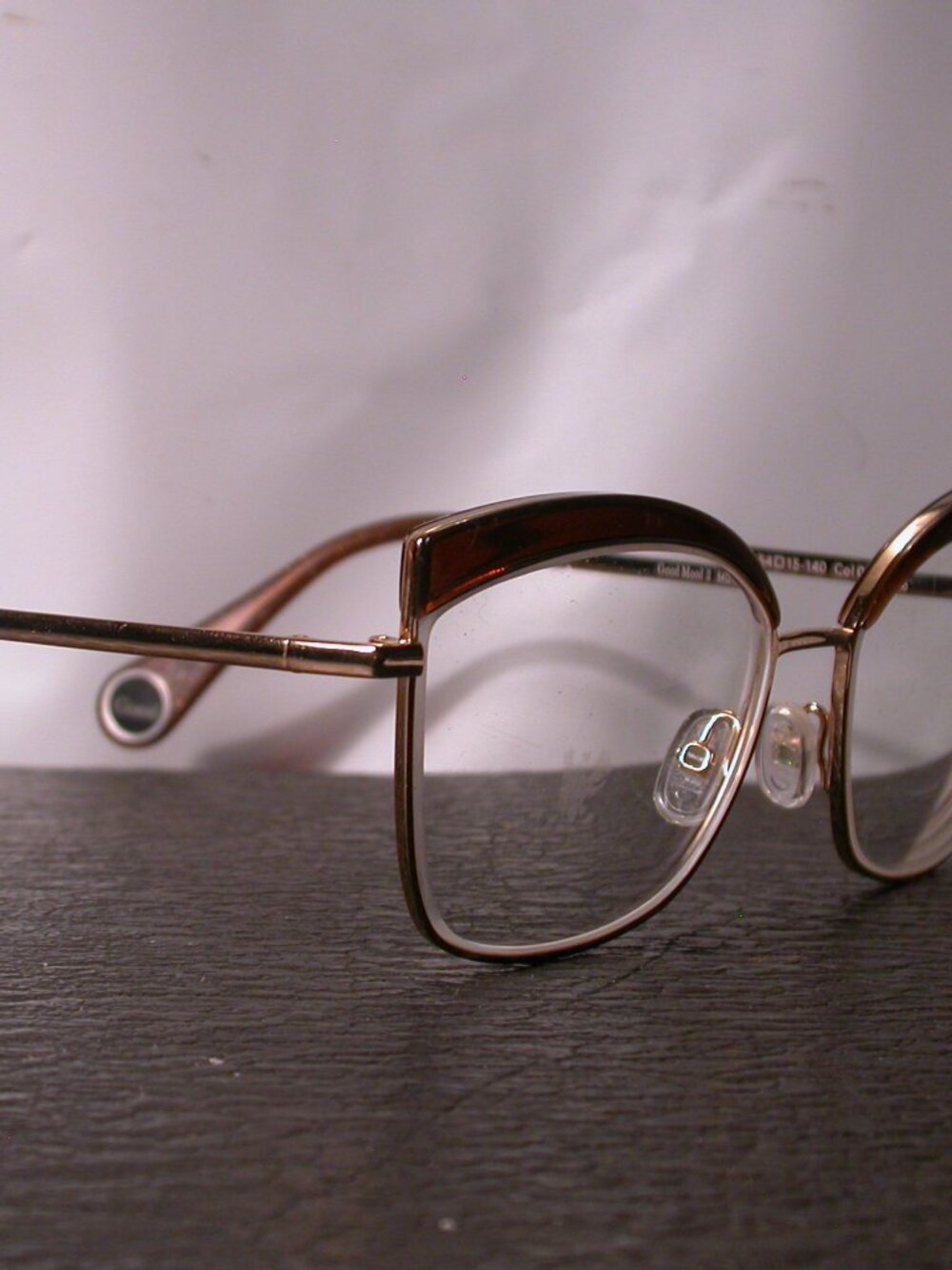WOOW Good Mood Gold and Glitter Brown Eyeglasses Frames